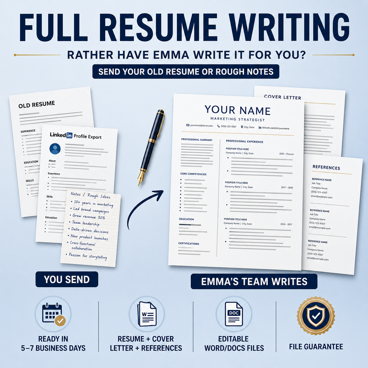 Resume Writing, Done For You
