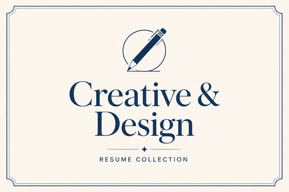Creative & Design Resumes