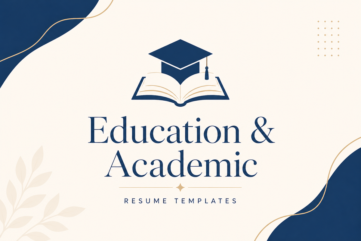 Education & Academic Resumes