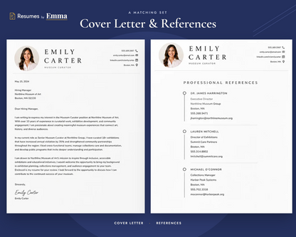 ATS Friendly Resume Template, Word Resume Template, Google Docs Resume, Minimalist CV Template, Professional Resume, Modern Resume