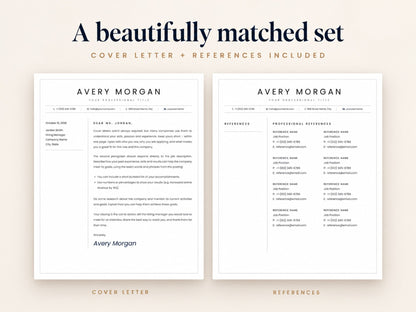 07 Cover Letter References