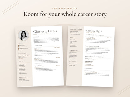 07 Two Page Resume