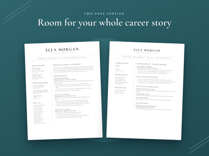 07 Two Page Resume