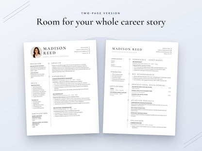 07 Two Page Resume