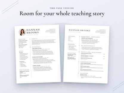 07 Two Page Resume