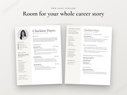 07 Two Page Resume