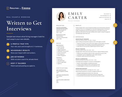 Resume Template Canva with Cover Letter, 1 Page CV Template Canva + 2 page resume for Canva, Minimalist Resume Professional CV with photo