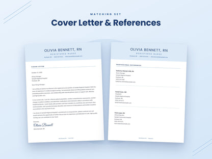 08 Cover Letter and References