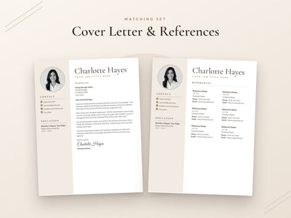 08 Cover Letter and References