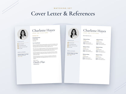 08 Cover Letter and References