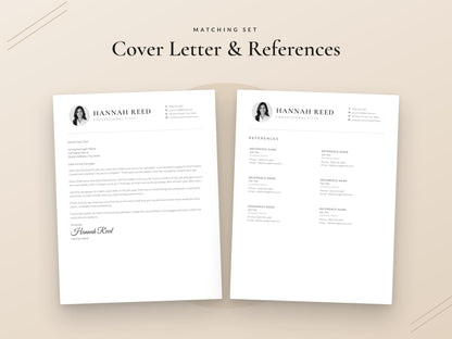 08 Cover Letter and References
