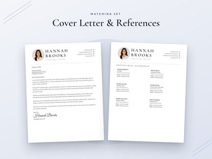 08 Cover Letter and References