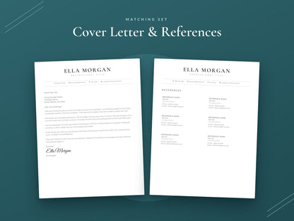 08 Cover Letter and References