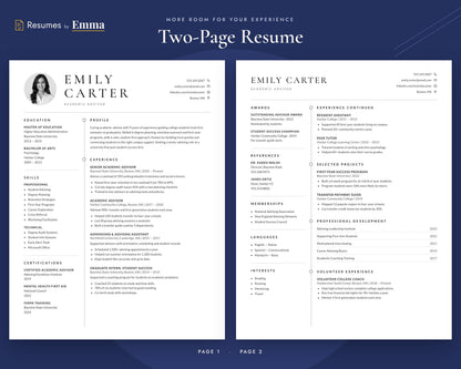 academic advisor 02 two page