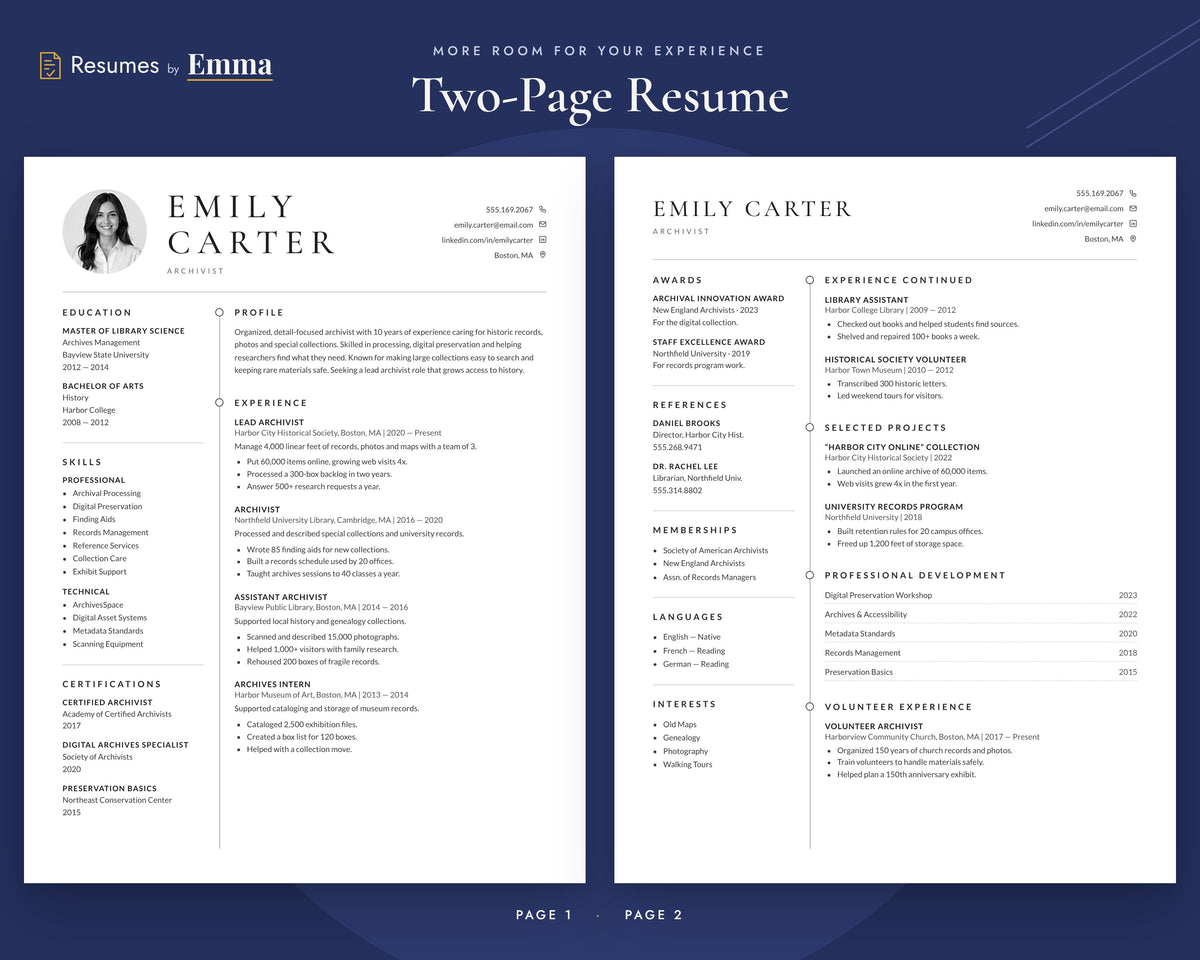 archivist 02 two-page