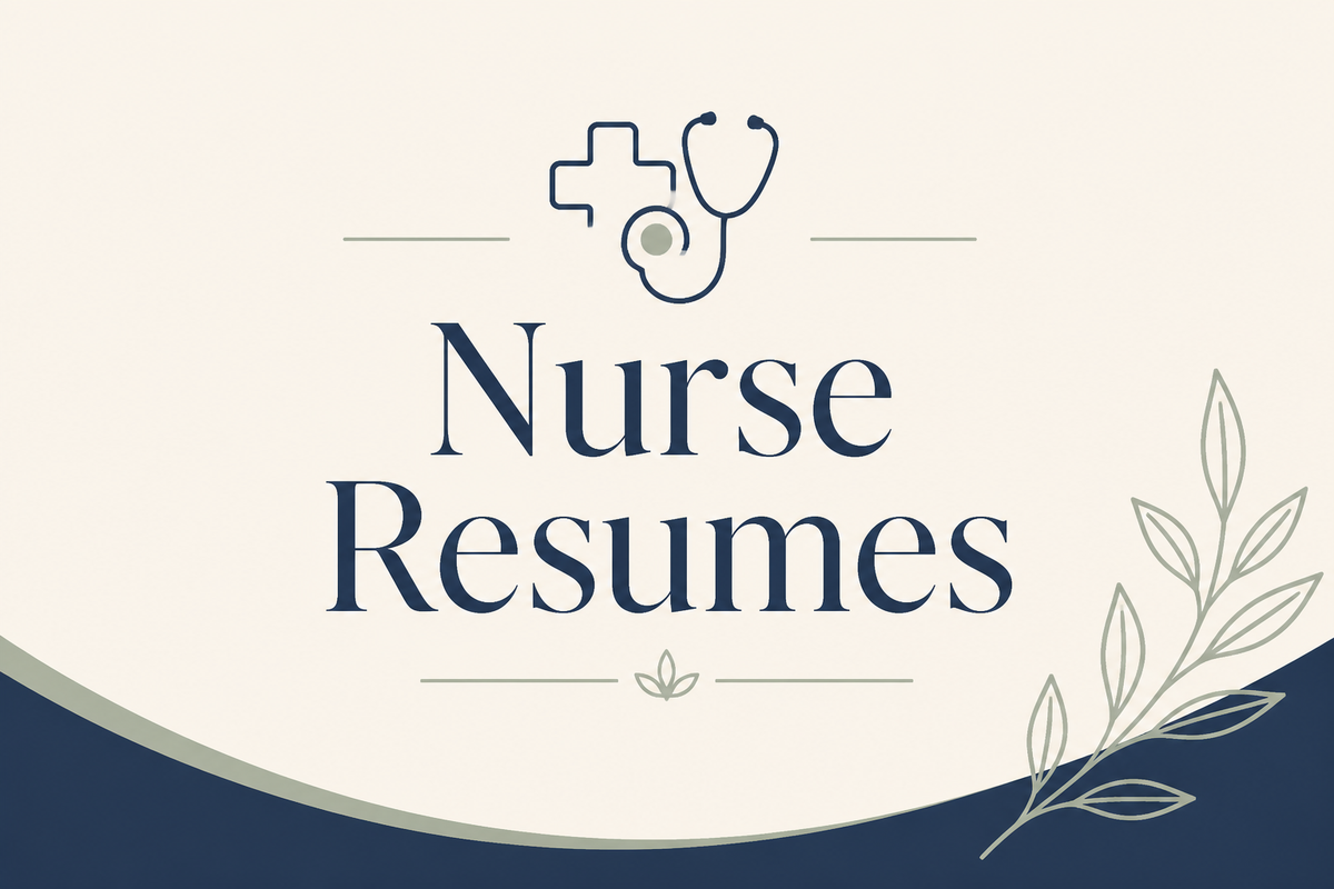 Nurse Resumes