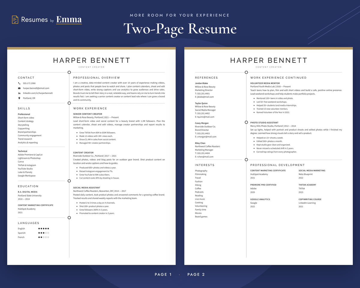 content-creator 02 two-page