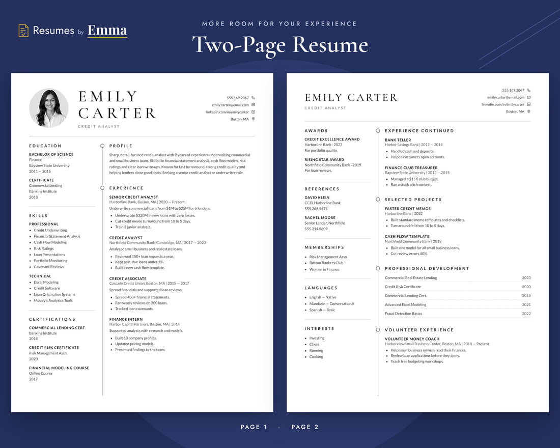 credit-analyst 02 two-page