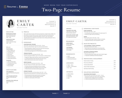 daycare-teacher 02 two-page