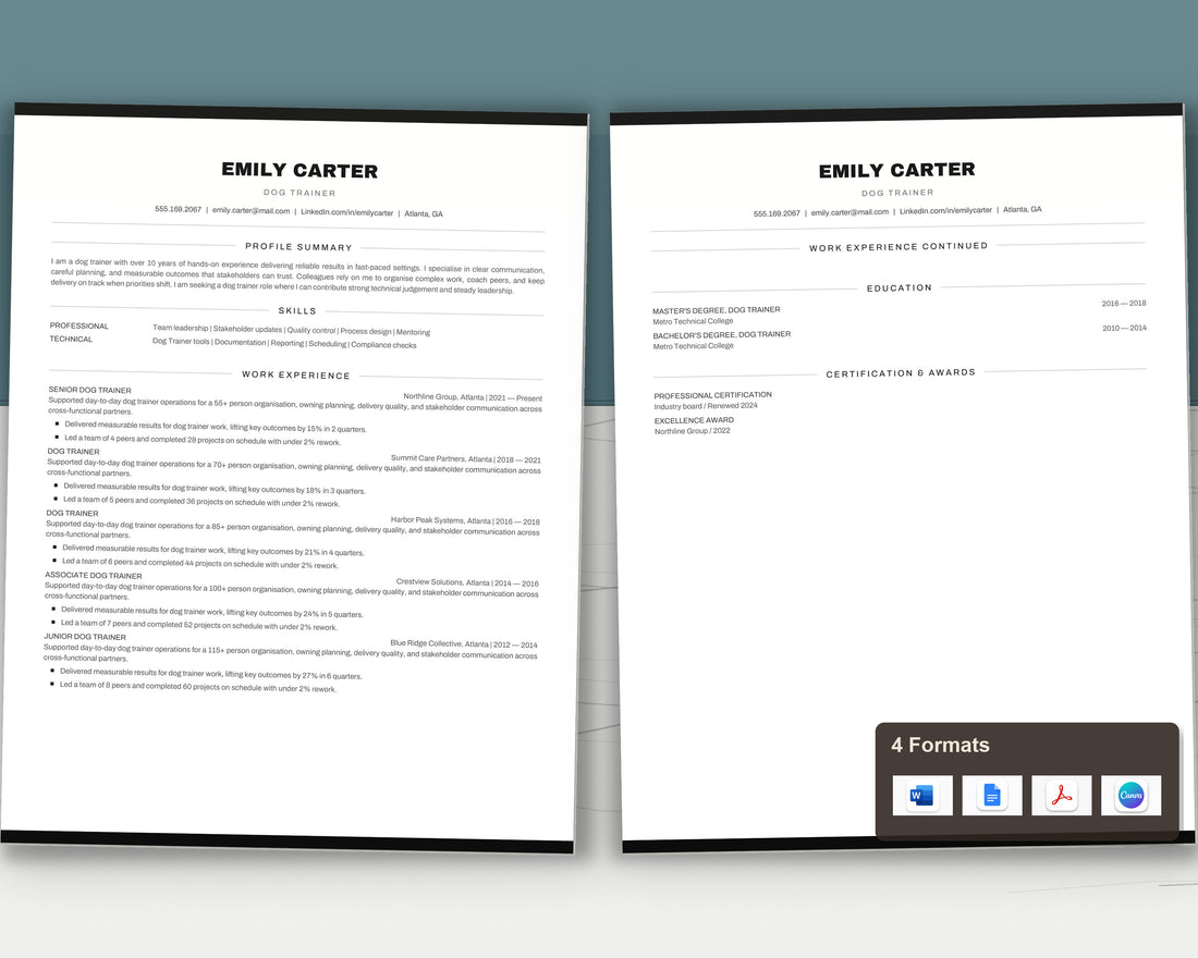 dog-trainer 02 two-page