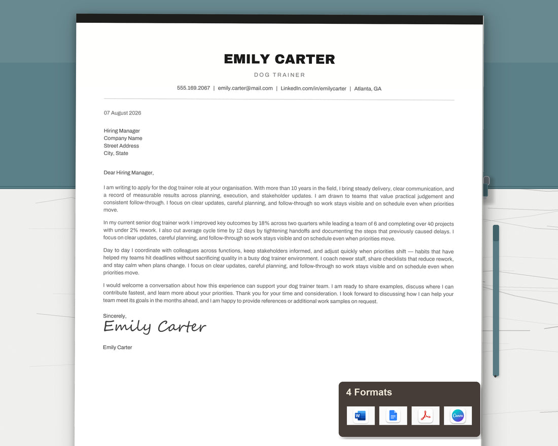 dog-trainer 03 cover-letter