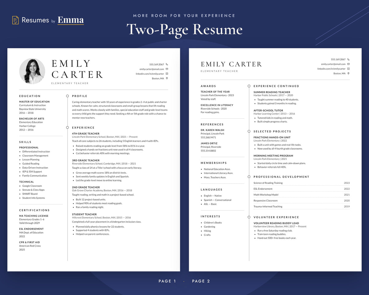 elementary-teacher 02 two-page