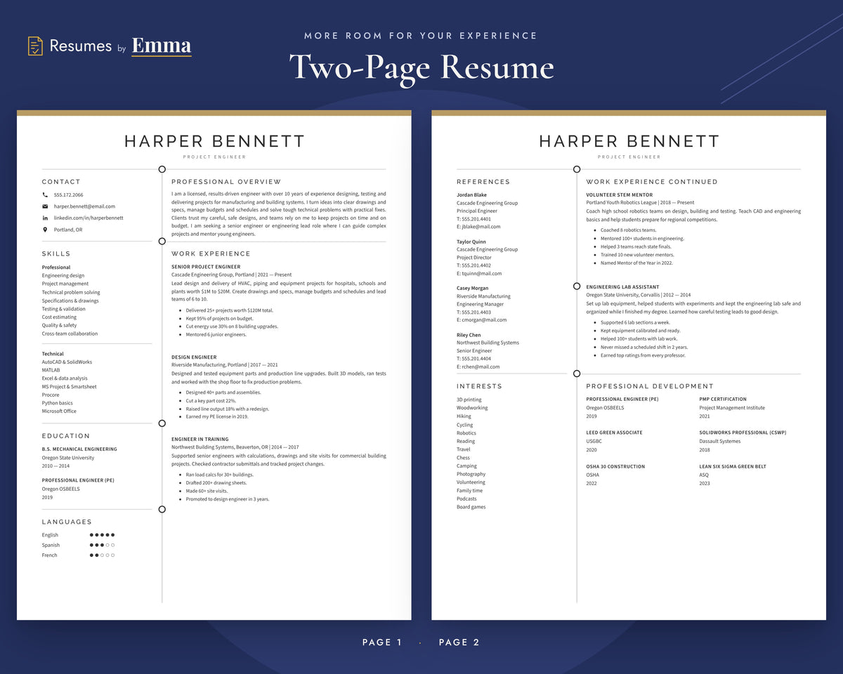 engineer 02 two-page