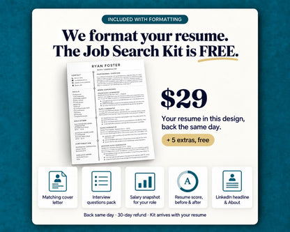 Dental Equipment Technician Resume Template + Cover Letter + FREE Job Search Kit
