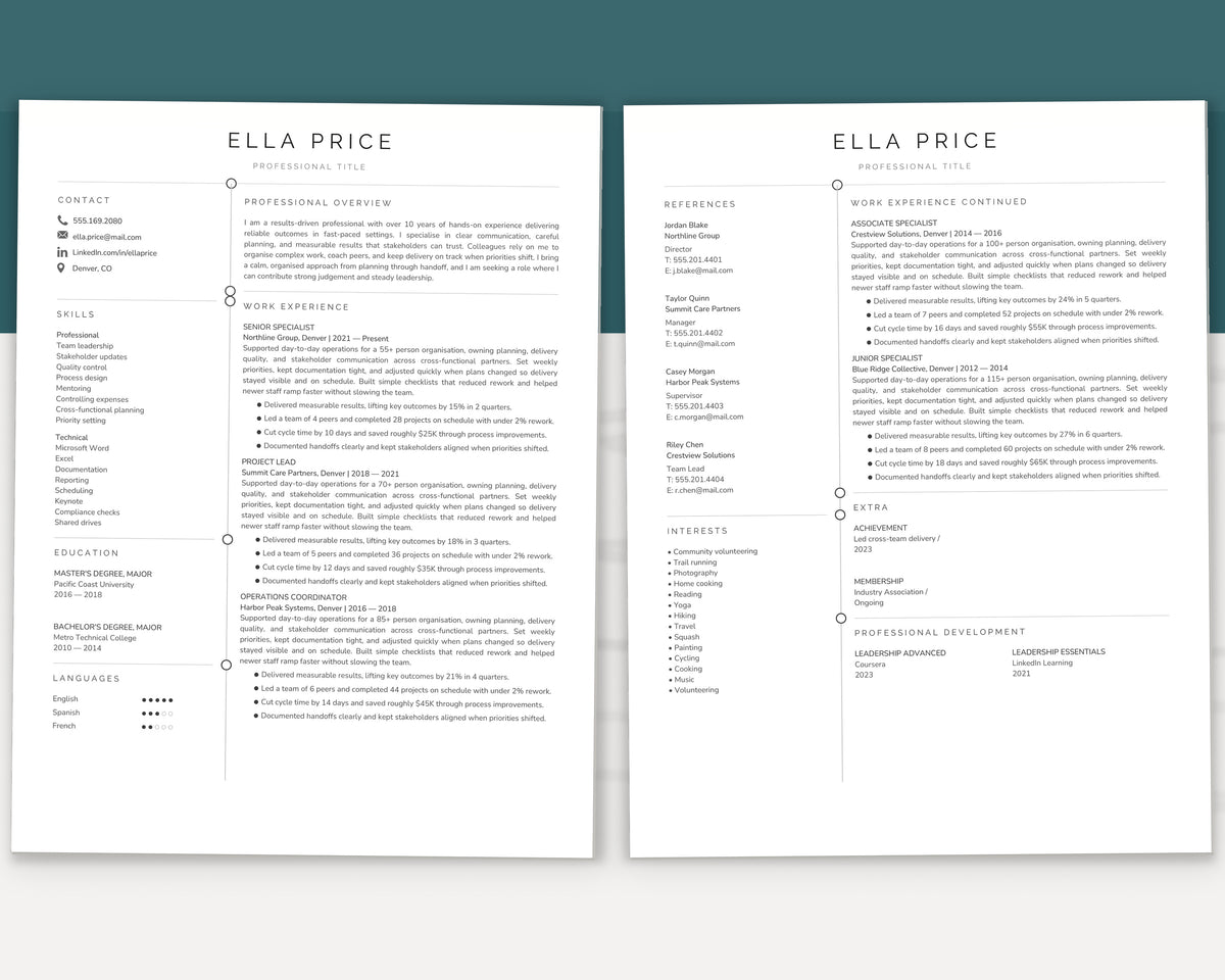 general resume 02 two page