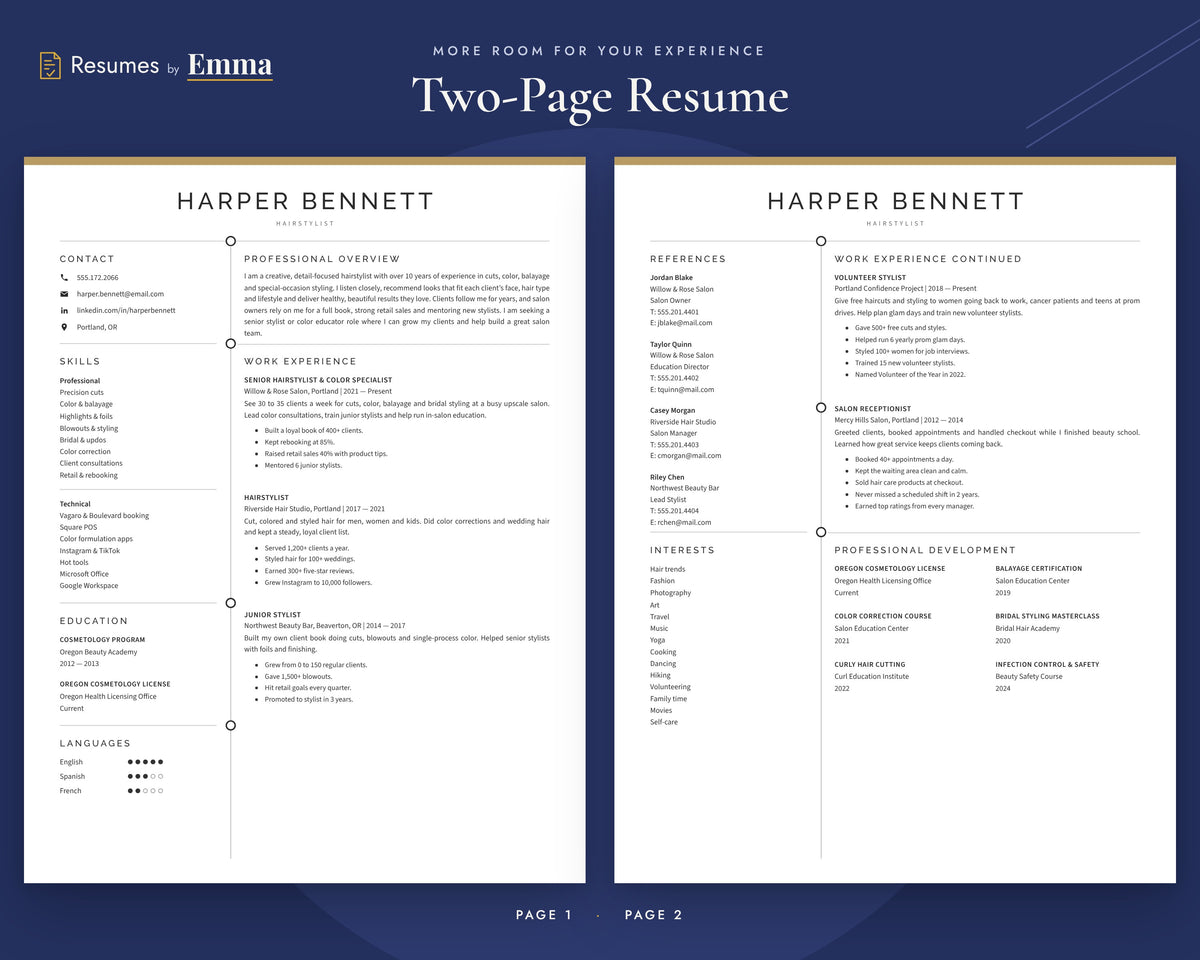 hairstylist 02 two-page