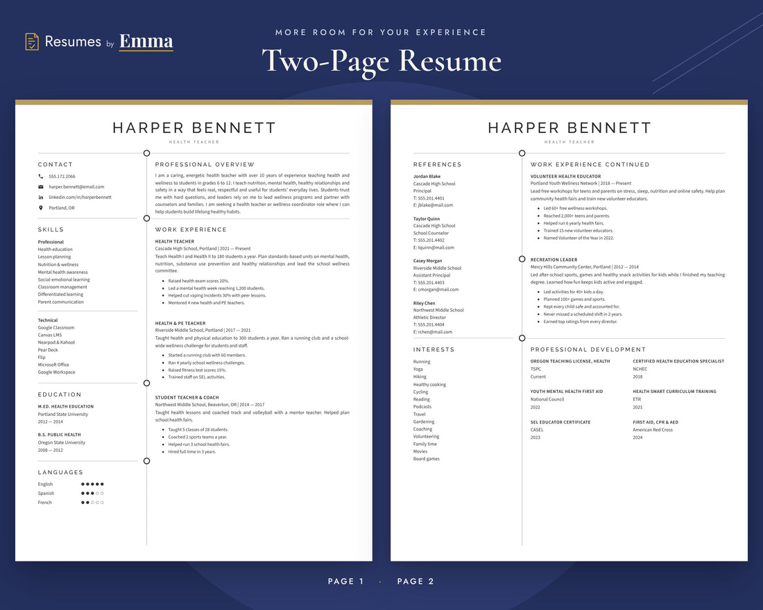 health-teacher 02 two-page