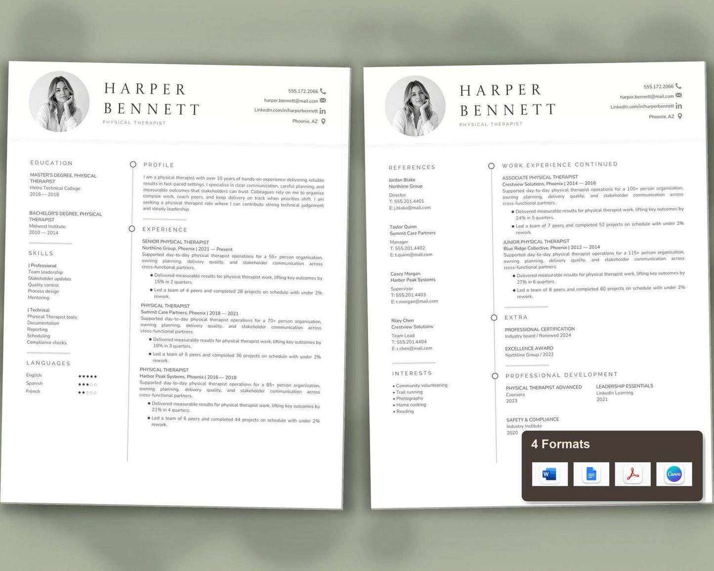 Physical Therapist Resume Template