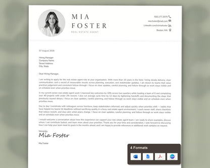 Real Estate Agent Resume Template