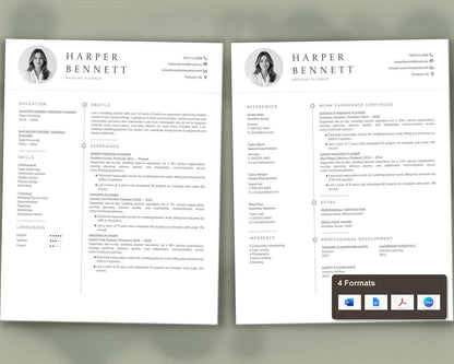 Wedding Planner Resume Template