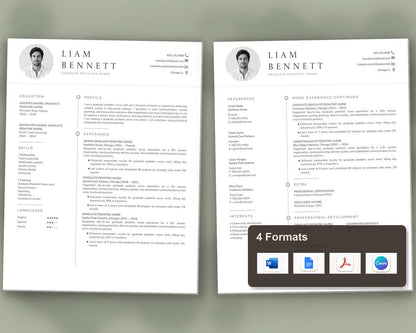 Graduate Pediatric Nurse Resume Template