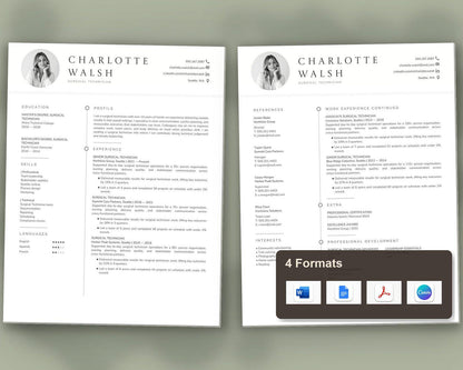 Surgical Technician Resume Template