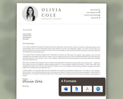 Respiratory Therapist Resume Template