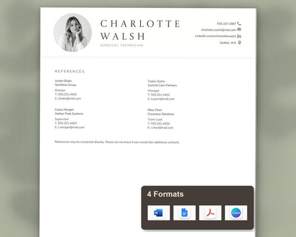 Surgical Technician Resume Template