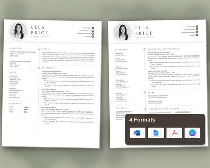 Industrial Engineer Resume Template
