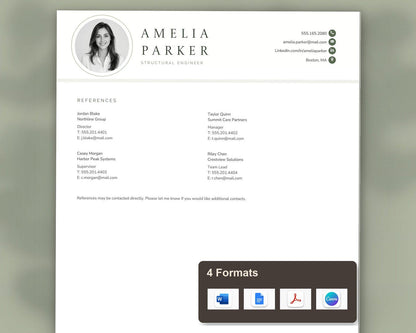 Structural Engineer Resume Template