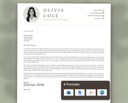 Digital Marketing Manager Resume Template