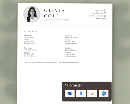 Digital Marketing Manager Resume Template