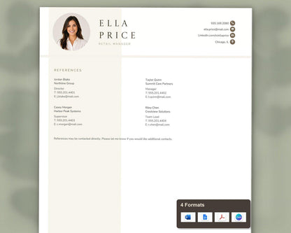 Retail Manager Resume Template