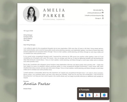 Occupational Therapist Resume Template