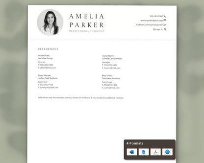 Occupational Therapist Resume Template