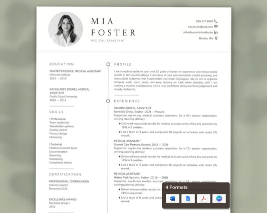 Medical Assistant Resume Template