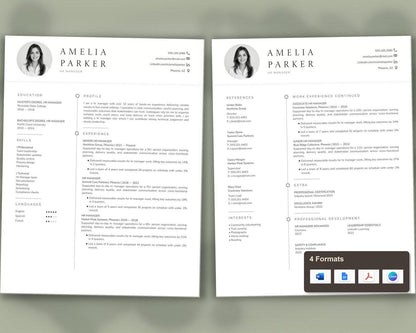 Hr Manager Resume Template