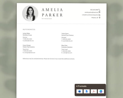 Hr Manager Resume Template