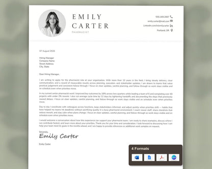 Pharmacist Resume Template