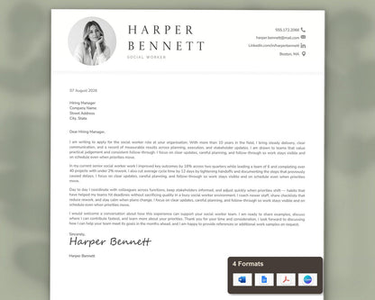 Social Worker Resume Template